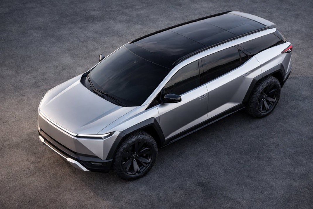 Tesla Model W AI-generated concept SUV that went viral on Twitter